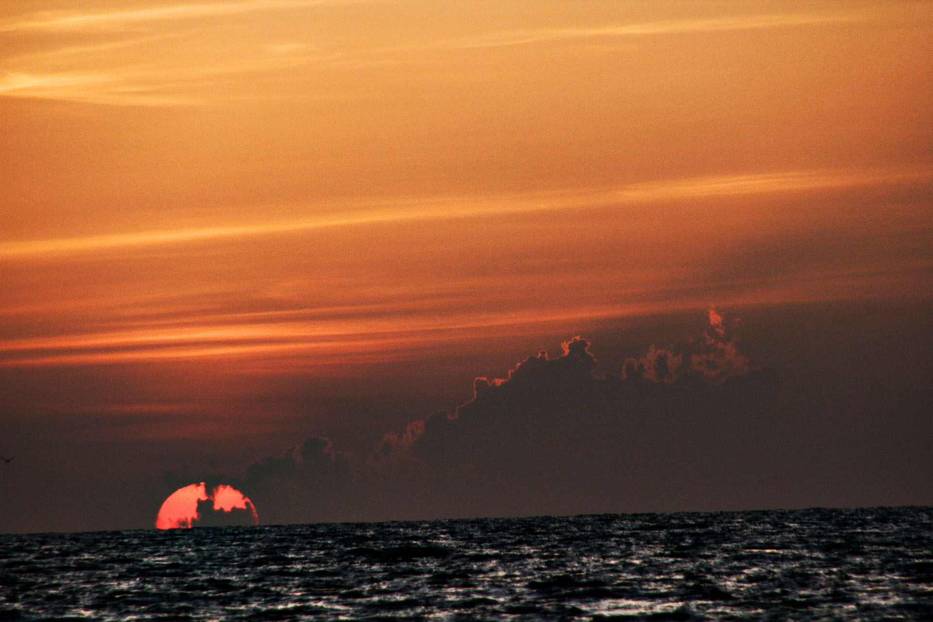A Sunset off the Coast of Naples