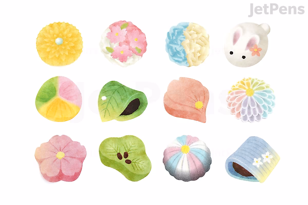 Bande Washi Tape Sticker Roll - Japanese Sweets | JetPens