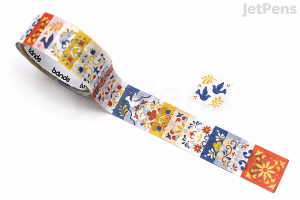Bande Washi Tape Sticker Roll - Fairytale Tiles | JetPens